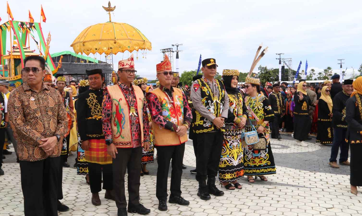 Kapolda Kaltara Hadiri Pembukaan Festival Budaya Irau XI dan HUT ke-26 Kabupaten Malinau