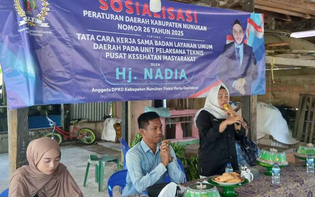 Perkuat Pelayanan Kesehatan, Hj Nadia Kenalkan Perda BLUD ke Masyarakat Sebatik