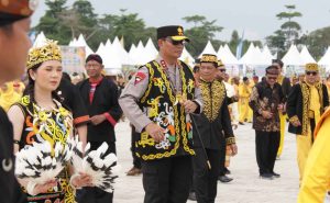 Kapolda Kaltara Hadiri Upacara Hari Jadi Kota Tanjung Selor Ke 235 Dan Kabupaten Bulungan Ke 65 Di Kebunraya Bundayati Tanjung Selor