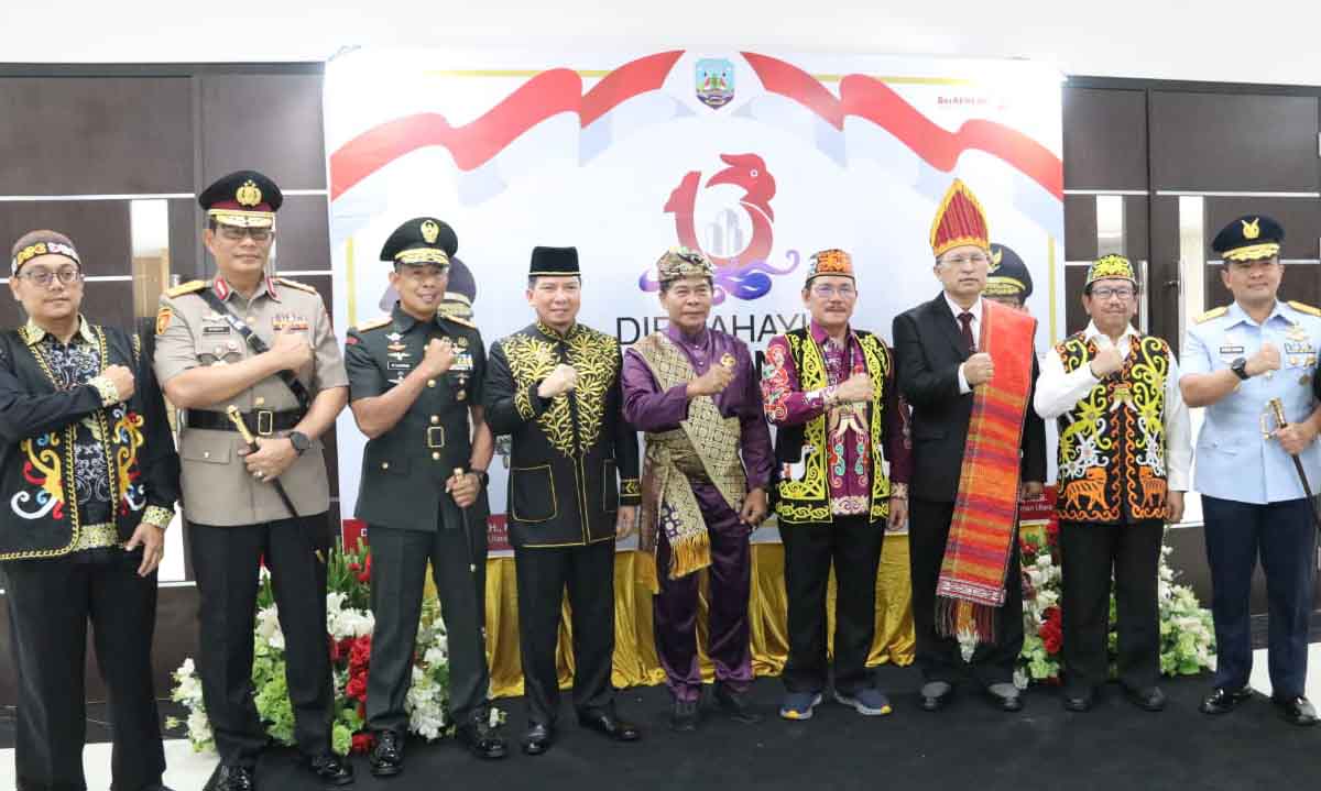 Kapolda Kaltara Hadiri Upacara Peringatan HUT ke-13 Provinsi Kaltara