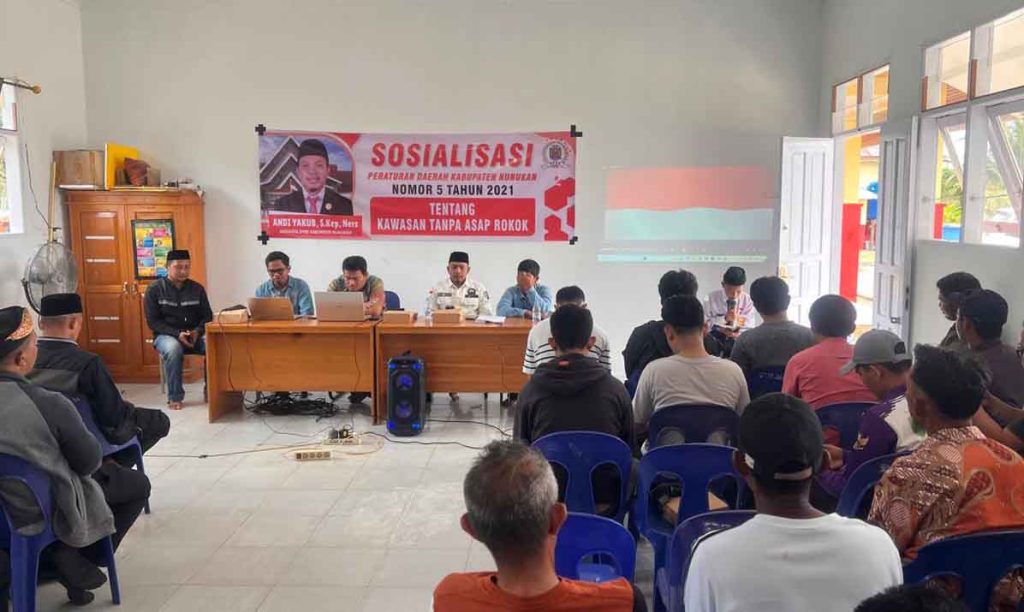 DPRD Nunukan Gencar Sosialisasikan Perda Kawasan Tanpa Asap Rokok di Sebatik