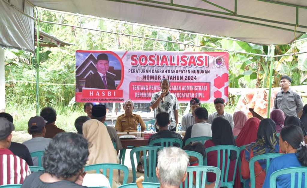 Edukasi Kependudukan, Anggota Legislatif dan Disdukcapil Nunukan Sosialisasikan Perda Adminduk