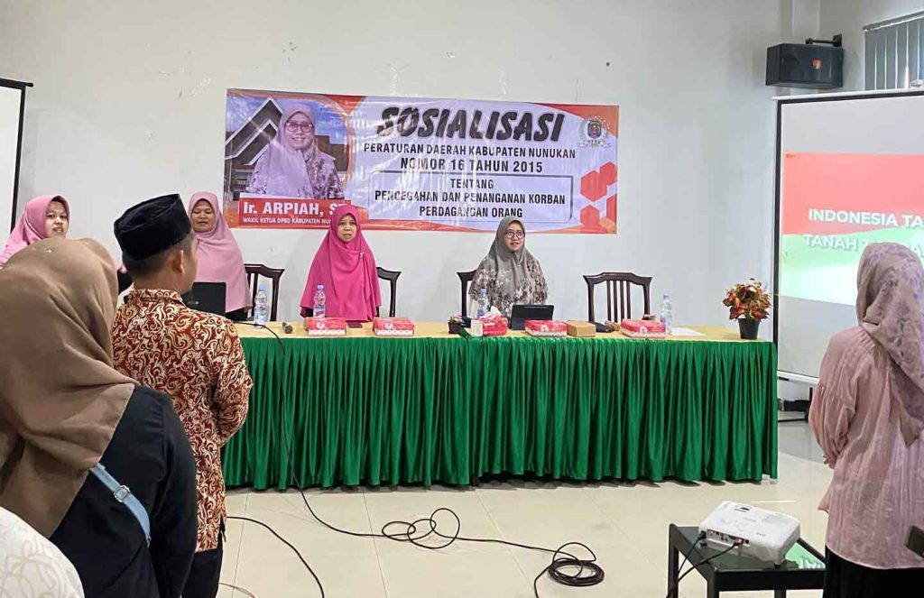 Cegah TPPO di Perbatasan, Wakil Ketua DPRD Nunukan Sosialisasikan Perda Nomor 16 Tahun 2015