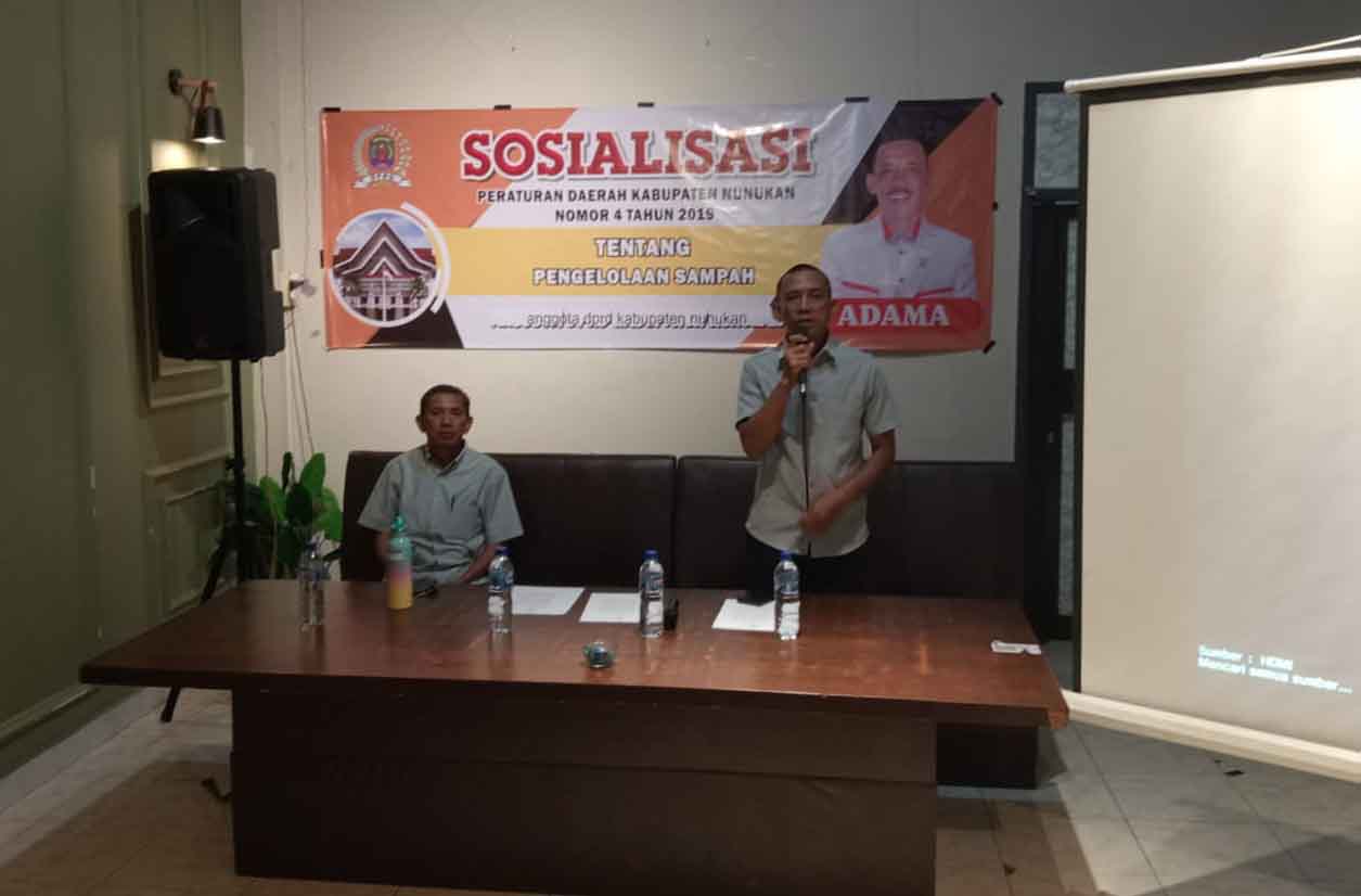 Wujudkan Nunukan Bersih dan Sehat, Adama Sosialisasikan Perda Pengelolaan Sampah