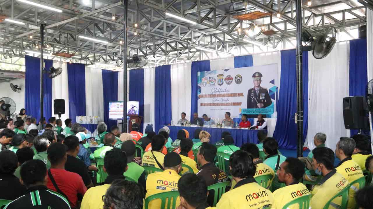 Deklarasi Damai, Kapolda Kaltara Ajak Ojol Tarakan Bersinergi Jaga Kamtibmas
