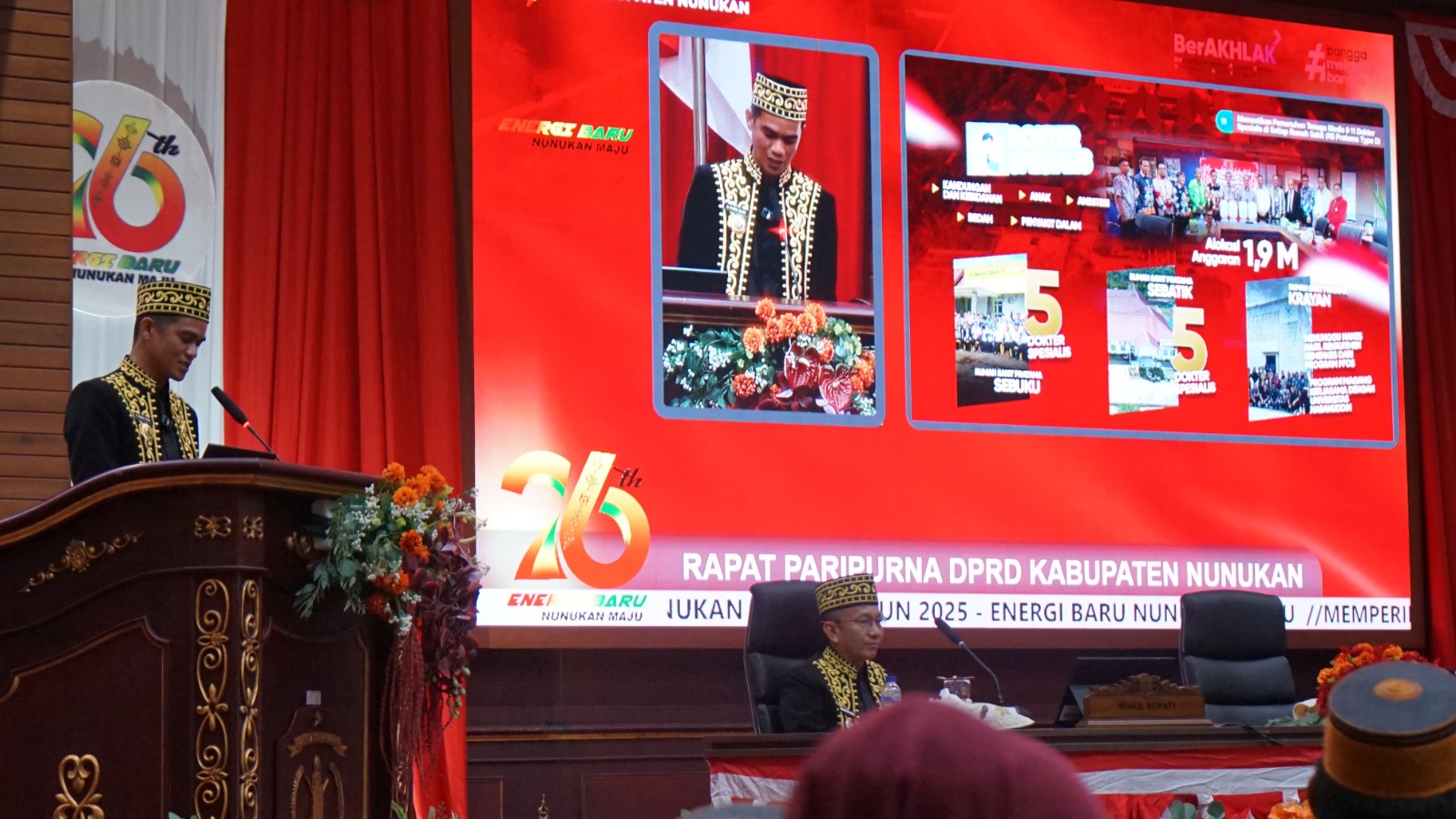 Peringatan HUT Nunukan ke-26, H. Irwan Sabri Sampaikan Progres 17 Arah Baru Pembangunan Menuju Perubahan