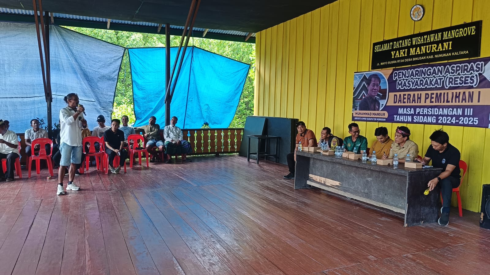 Anggota DPRD Nunukan Serap Aspirasi Warga Ujang Fatimah, Mansur: Siap Kawal Aspirasi Sampai Tuntas