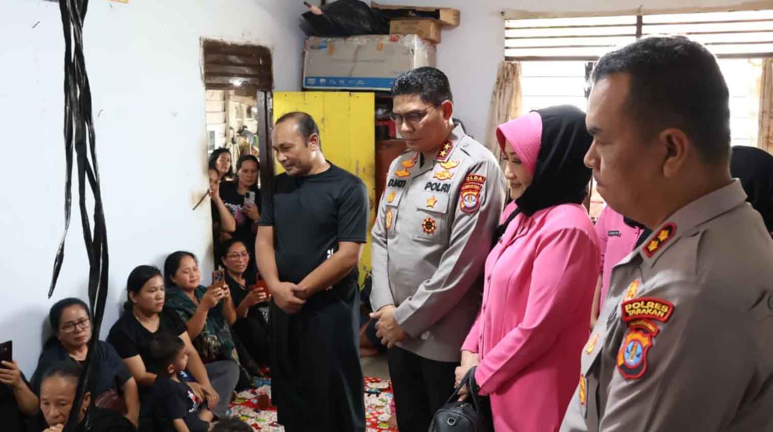 Kapolda Kaltara Sampaikan Belasungkawa atas Wafatnya Ketua IKAT Kota Tarakan