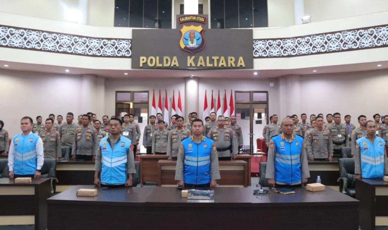 Polda Kaltara Ikuti Pelaksanaan Pakta Integritas dan Pengambilan Sumpah Peserta Seleksi SPPK, Sespimma, dan SIP Polri T.A 2026