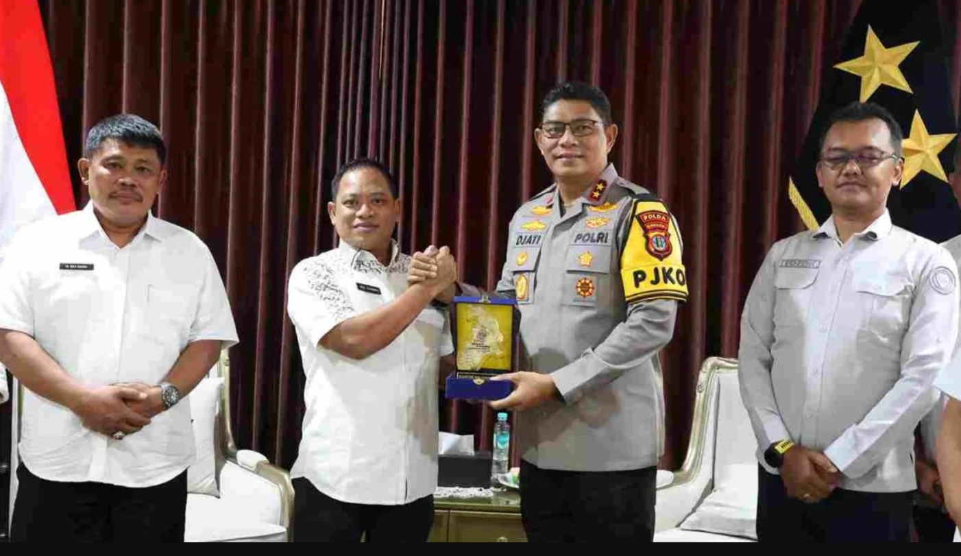 Kapolda Kaltara Terima Kunjungan Silaturahmi Dari Kakanwil BPN Provinsi Kaltara Beserta Jajaran