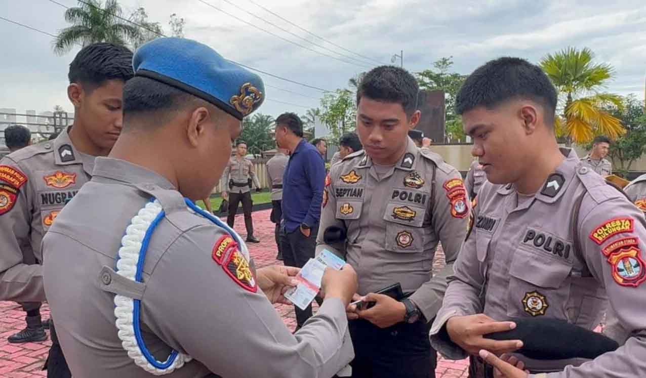 Bidpropam Polda Kaltara Cek Kedisiplinan Personel Polresta Bulungan