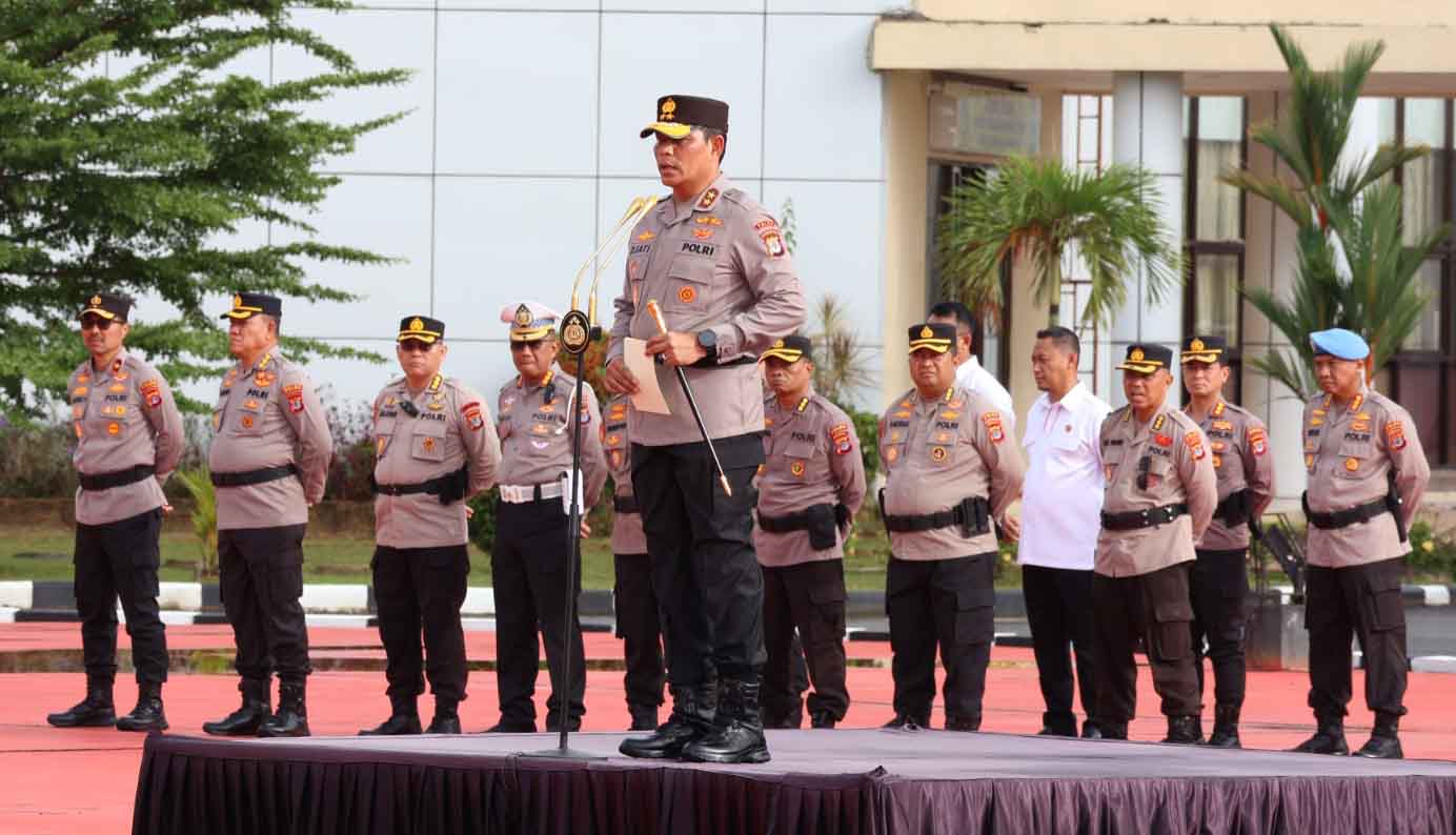 Kapolda Kaltara Ingatkan Personel Siaga Hadapi Potensi Bencana dan Gangguan Kamtibmas
