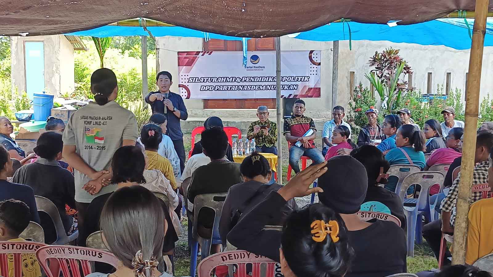 Partai NasDem Tingkatkan Pendidikan Politik Konstituen di Kecamatan Nunukan Selatan