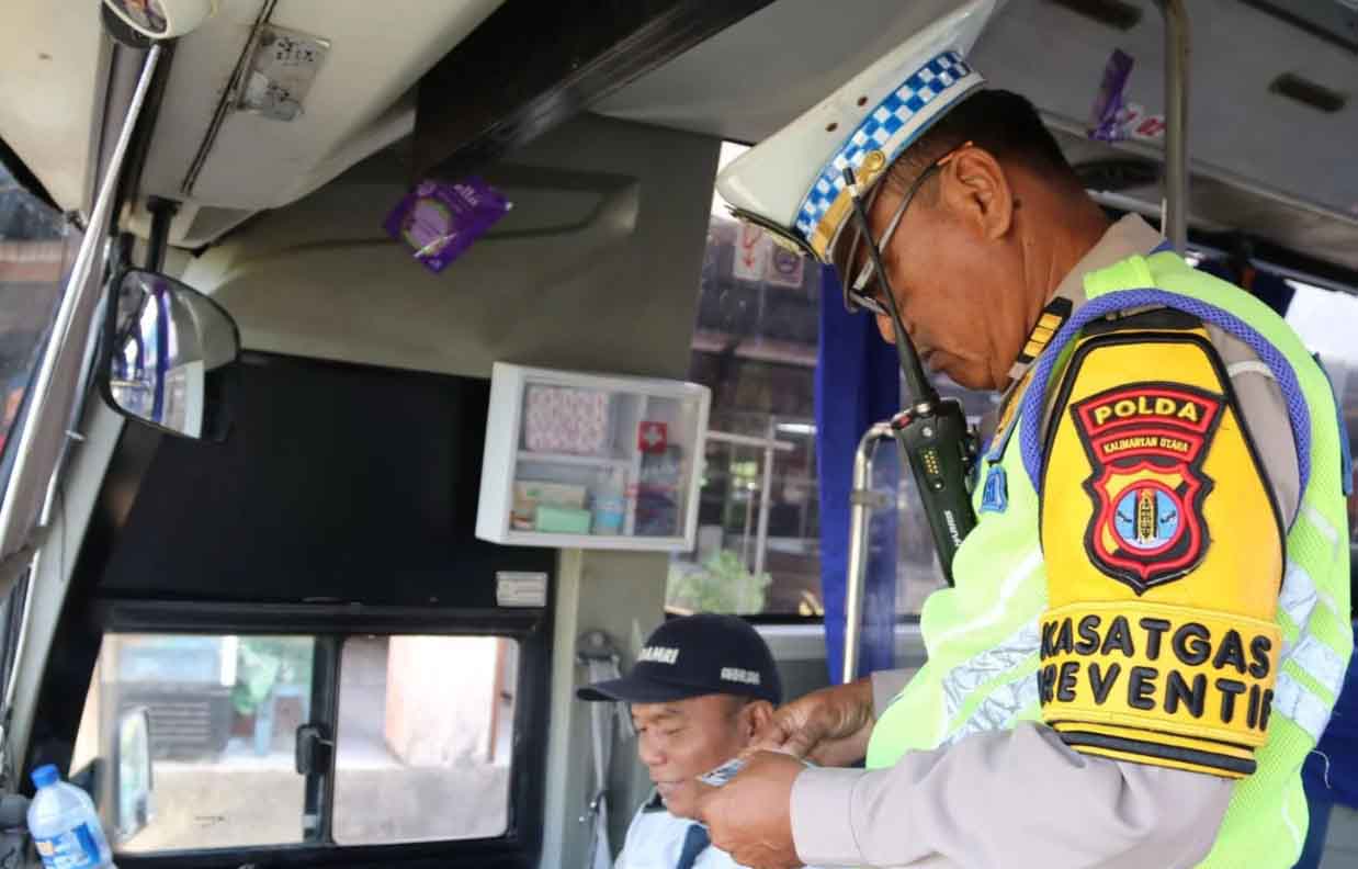 Ramp Check Terhadap Bus Damri, 3 Dari 4 Kendaraan Lulus Uji Laik Jalan