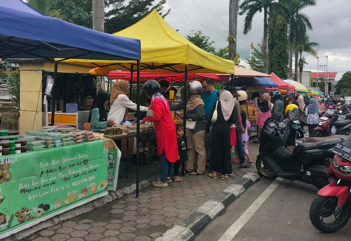 Lapak Takjil Alun Alun Digeser Kedepan UKM Centre, Ini Kata Anggota DPRD Kaltara
