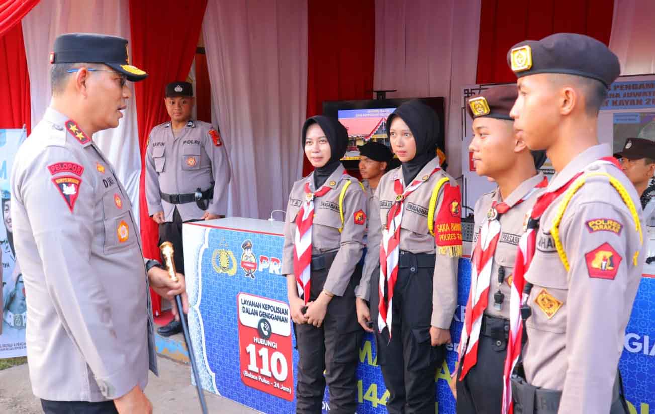 Kapolda Kaltara Pastikan Pelayanan dan Pos Pengamanan Beroperasi Optimal Di Tarakan
