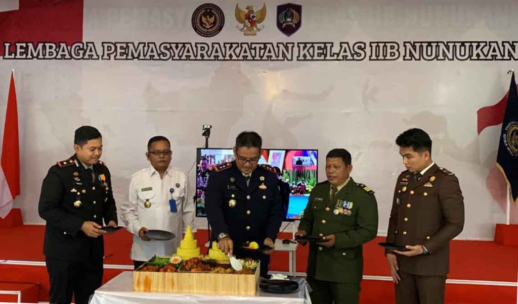 HBP ke-62, Lapas Nunukan Gelar Tasyakuran dan Salurkan Bantuan Sosial