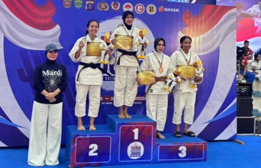 Polwan Polda Kaltara Peroleh Juara di Kejuaraan Judo Piala Kapolri Cup 2026