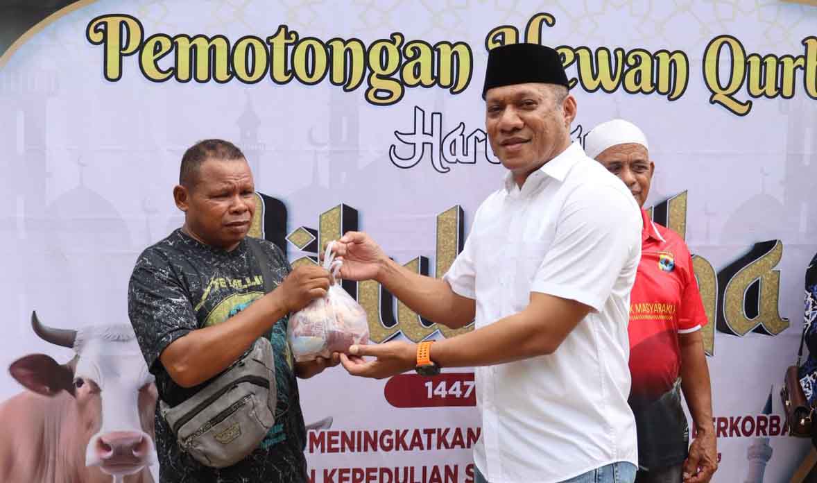 Polres Nunukan Rayakan Iduladha 1447 H dengan Pemotongan Hewan Kurban untuk Masyarakat dan Personel