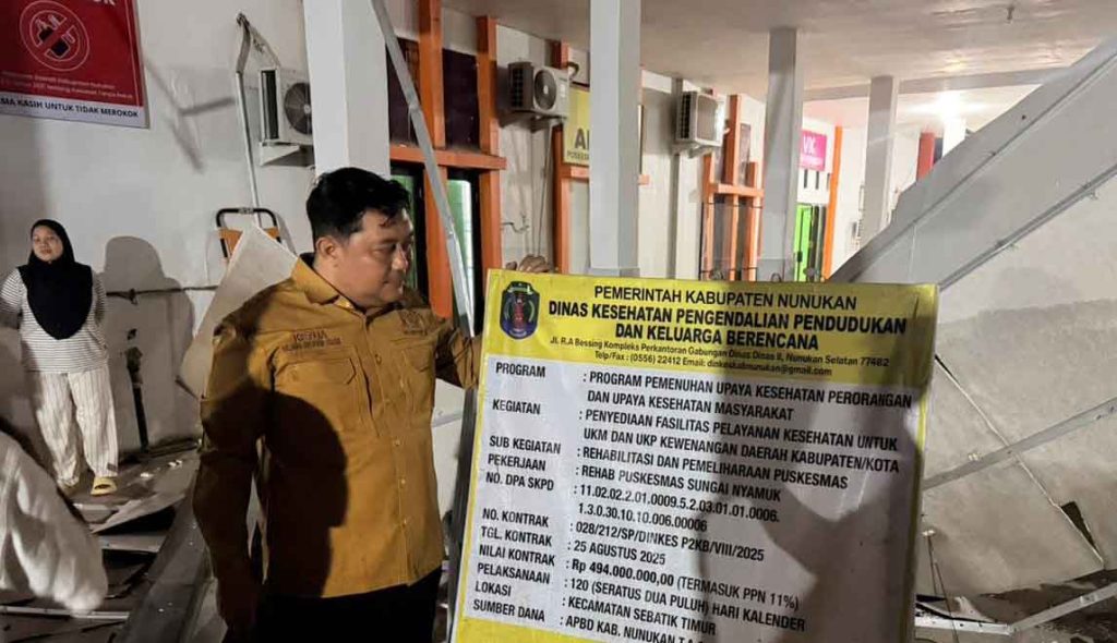 DPRD Nunukan Minta Pemda Evaluasi Total Proyek Fasilitas Kesehatan Usai Insiden Puskesmas Sungai Nyamuk