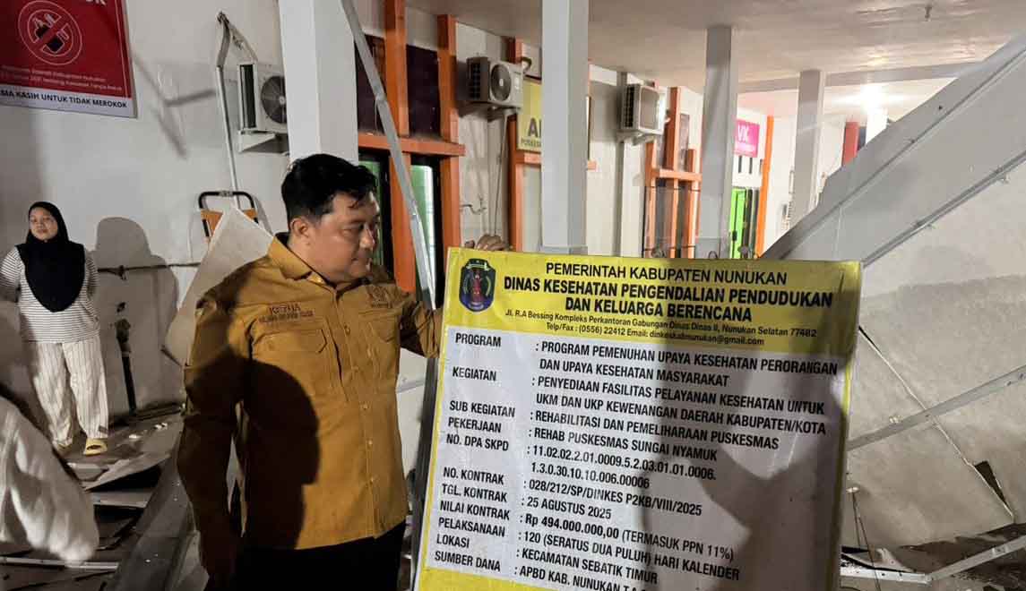 DPRD Nunukan Minta Pemda Evaluasi Total Proyek Fasilitas Kesehatan Usai Insiden Puskesmas Sungai Nyamuk