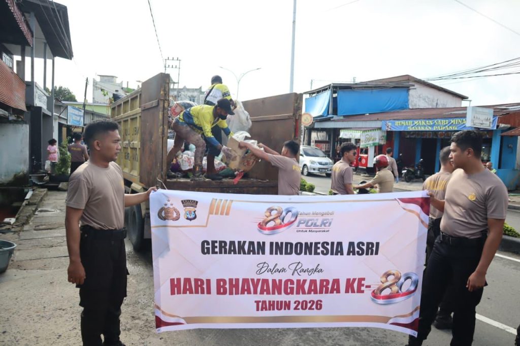 Sambut Hari Bhayangkara ke-80, Polres Nunukan Gelar Gerakan Indonesia ASRI