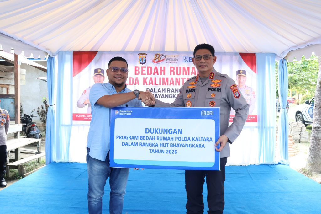 Hari Bhayangkara Ke 80, Polda Kaltara Bedah Rumah Warga