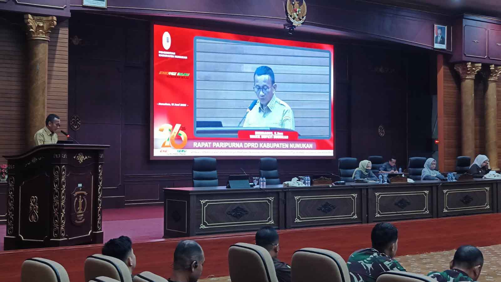 Pemkab Nunukan Sampaikan Tiga Ranperda Dalam Rapat Paripurna