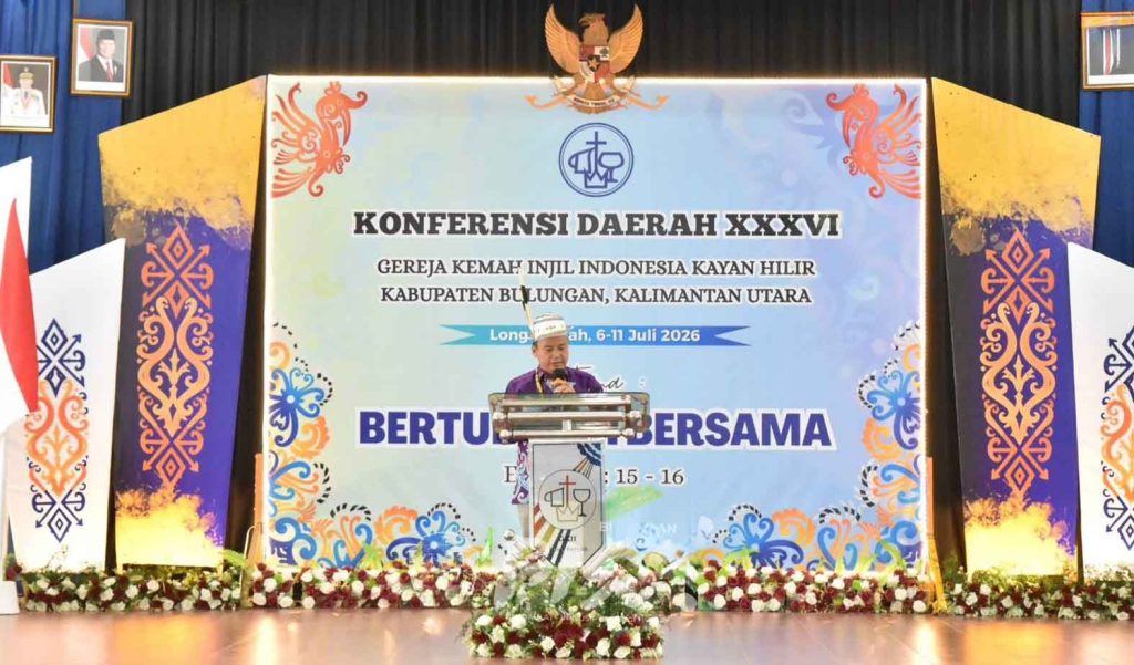 Wabup Bulungan Buka Konferensi Daerah GKII Kayan Hilir ke-36
