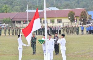 Semarak HUT RI Ke-81 Digaungkan di Kecamatan Krayan, Bupati Nunukan Jadi Inspektur Upacara