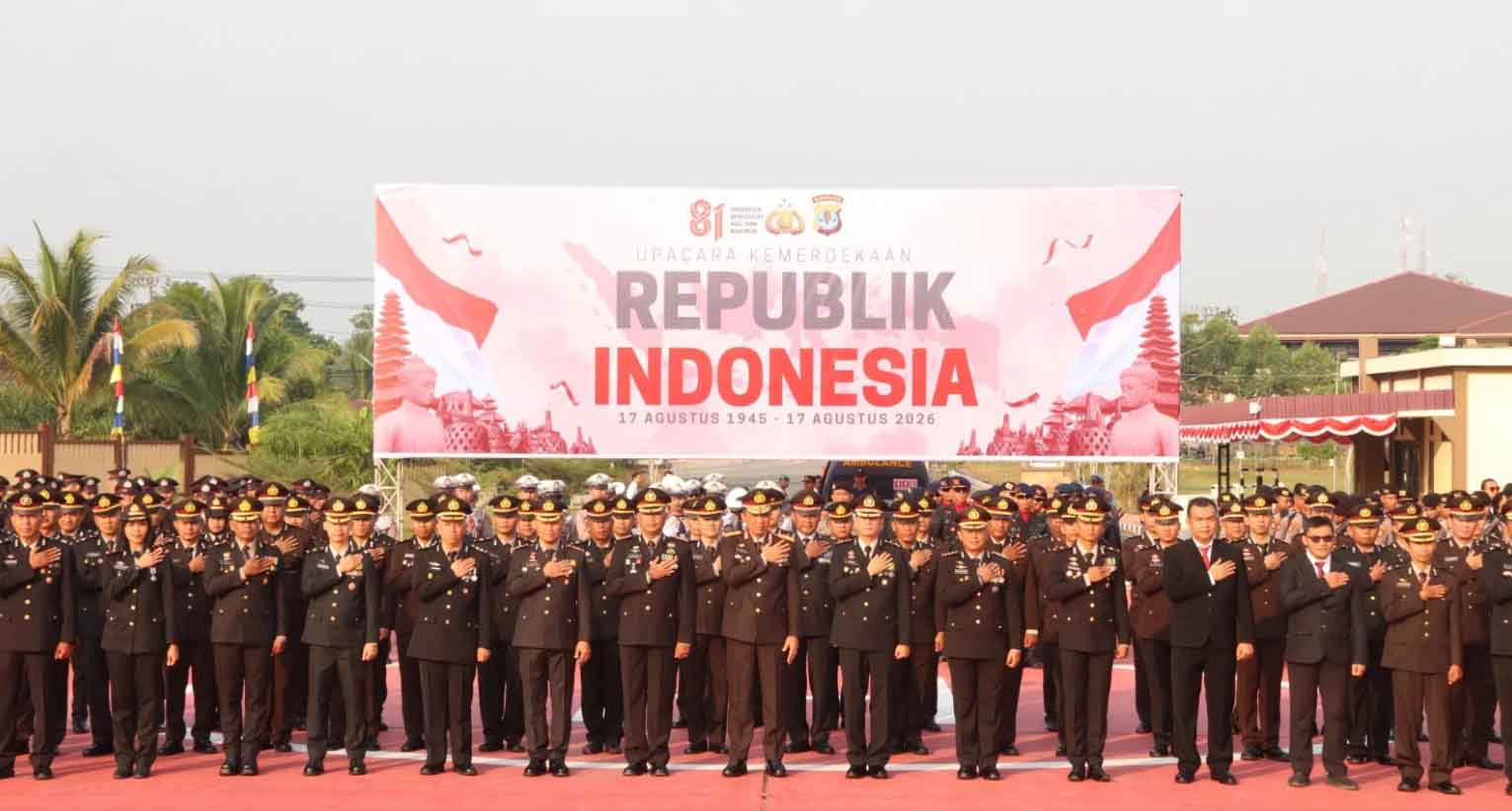 Peringati HUT RI ke-81, Polda Kaltara Tekankan Profesionalisme Jaga Persatuan dan Keutuhan NKRI