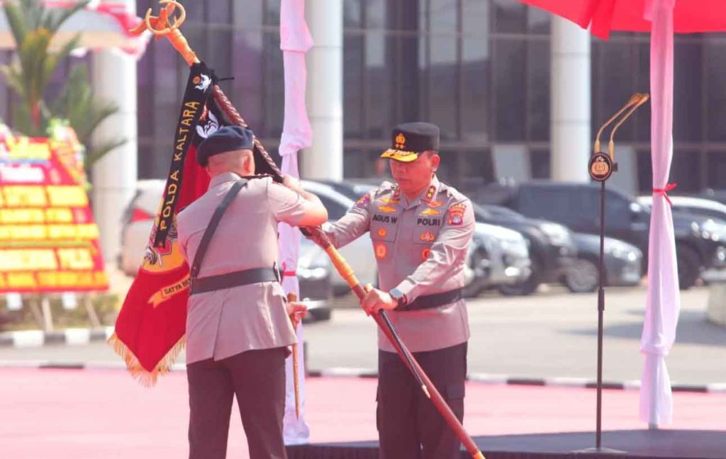 Serah Terima Duaja Satya Benuanta Cakti, Sutrisno Hady Santoso Resmi Pimpin Satbrimob Polda Kaltara