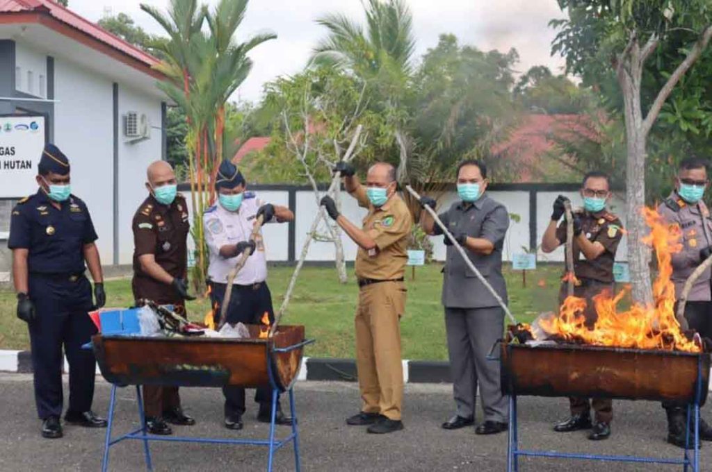 Kejari Nunukan Musnahkan 20,42 Gram Sabu dari 26 Perkara Narkotika