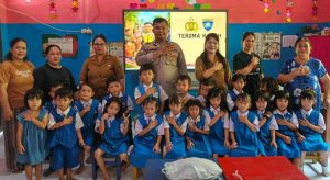 Cegah Bullying Sejak Dini, Polisi Edukasi Siswa TK Pembina Tanjung Palas Barat