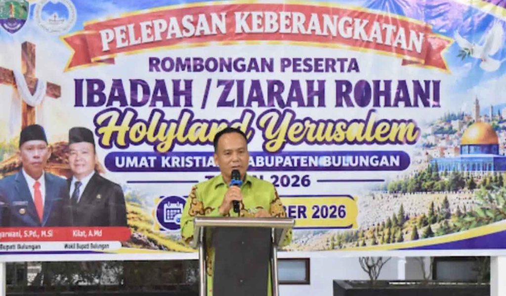 Wabup Bulungan Lepas Rombongan Tour Holyland, Peserta Diminta Bawa Pulang Nilai Kebaikan