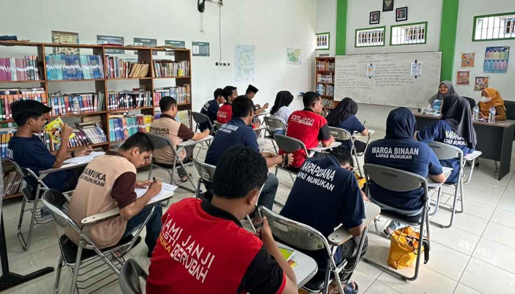 Peduli Edukasi WBP, Lapas Kelas IIB Nunukan Buka Program Pendidikan Kesetaraan