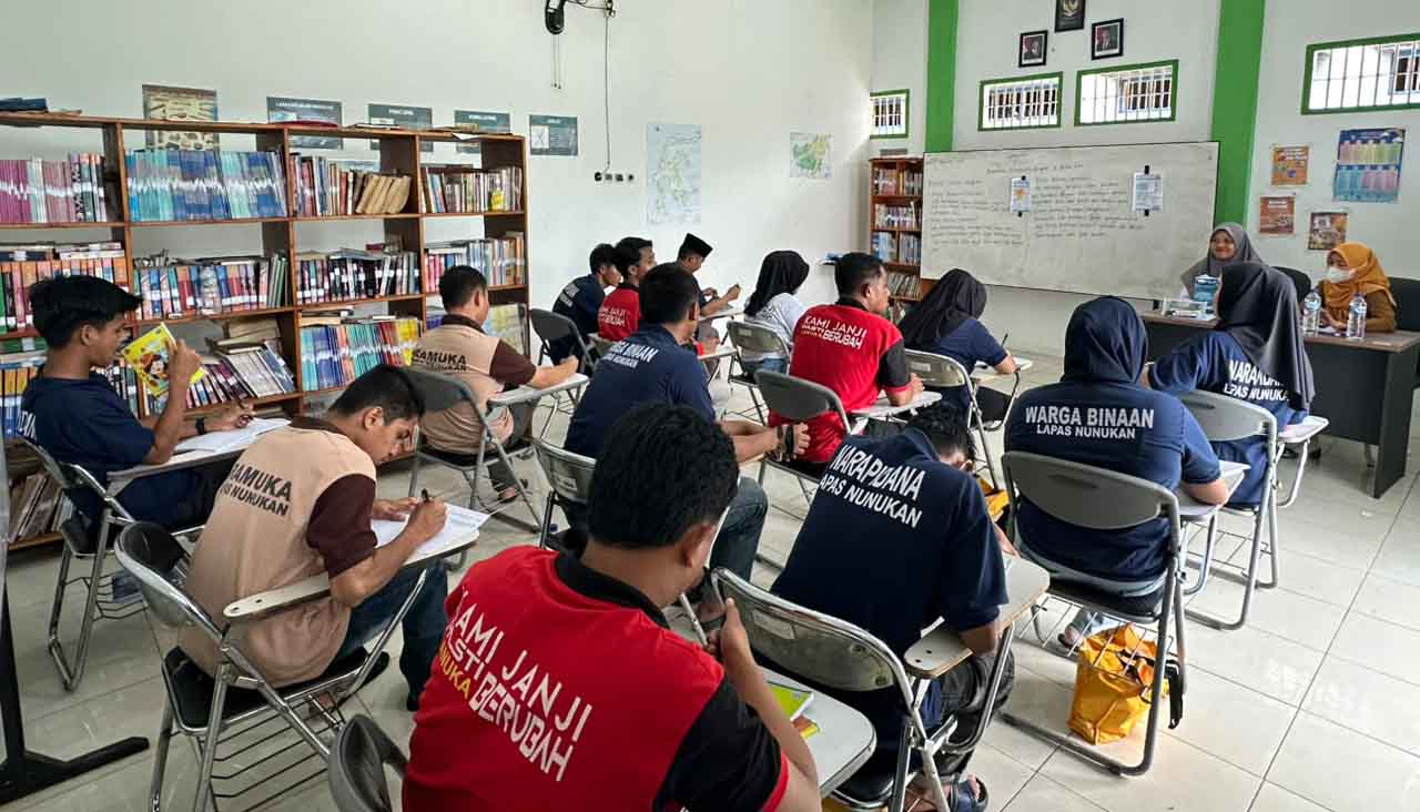 Peduli Edukasi WBP, Lapas Kelas IIB Nunukan Buka Program Pendidikan Kesetaraan