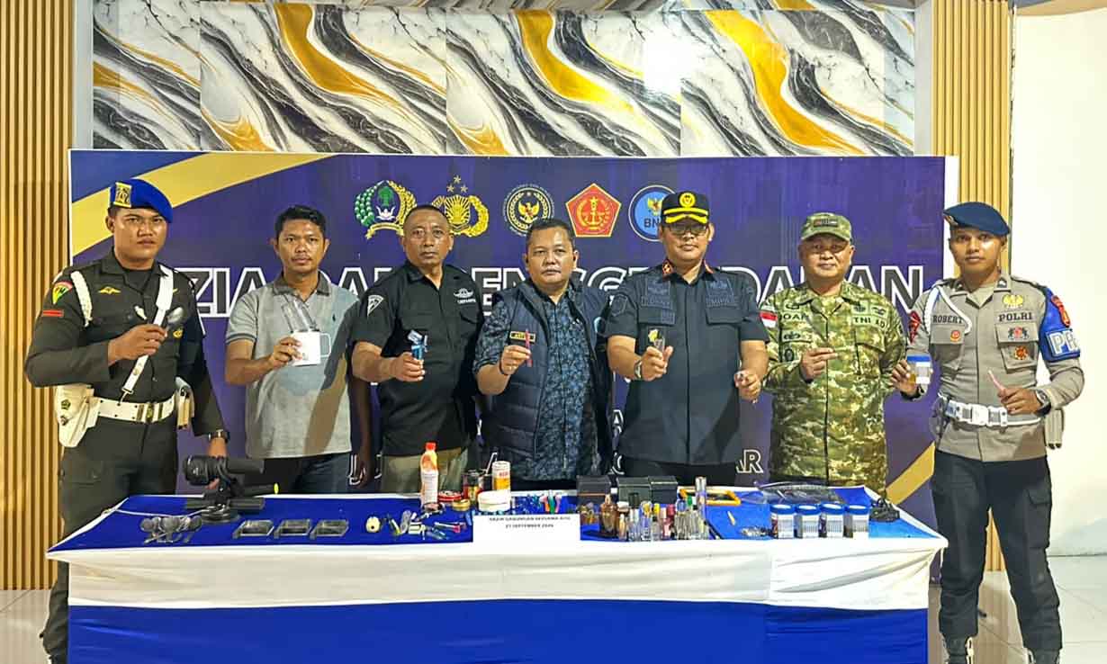 Tindaklanjuti Arahan Ditjenpas, Lapas Kelas IIB Nunukan Razia dan Tes Urine WBP
