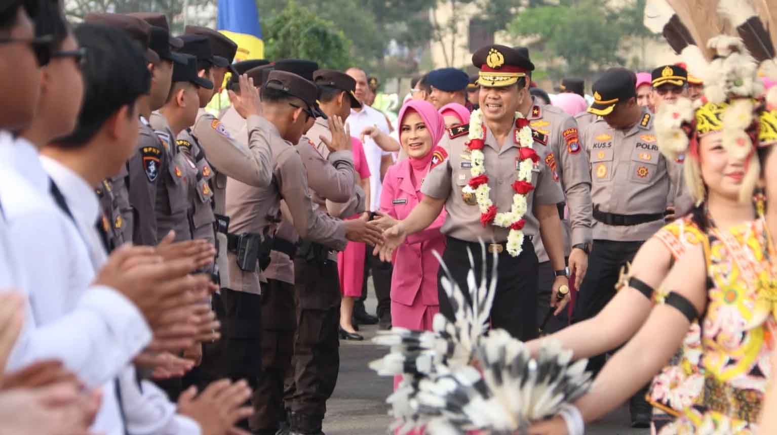 Brigjen Andi Syahriful Taufik Tiba di Polda Kaltara, Tari Bangen Tawai Warnai Penyambutan