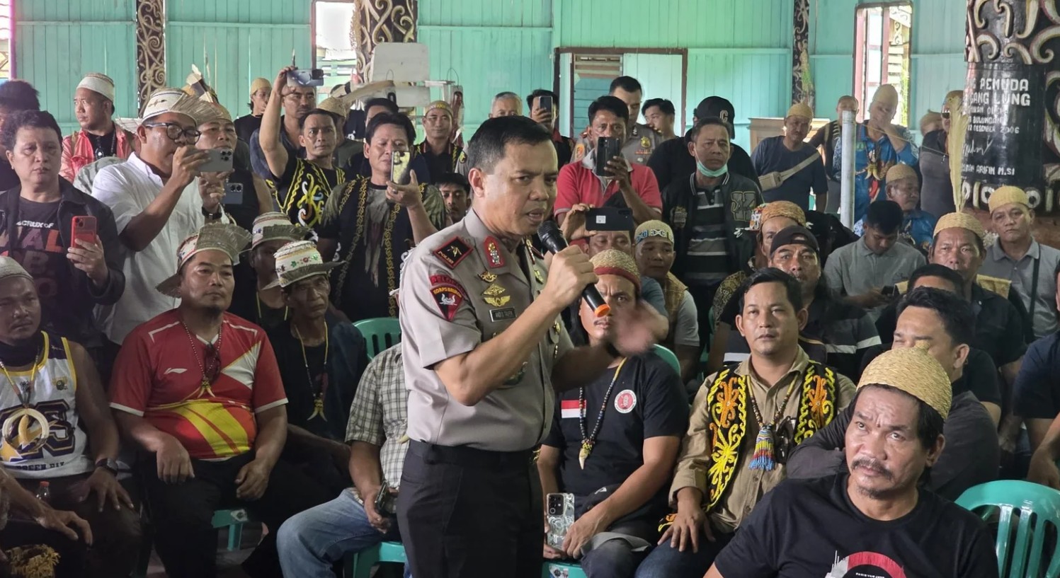 Kapolda Kaltara Terima Lima Aspirasi Masyarakat Adat