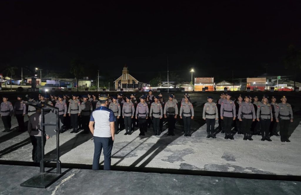 Dini Hari, Kapolda Kaltara Pastikan Kesiapan Personel Hadapi Perkembangan Situasi Keamanan
