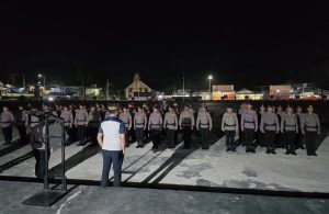 Dini Hari, Kapolda Kaltara Pastikan Kesiapan Personel Hadapi Perkembangan Situasi Keamanan
