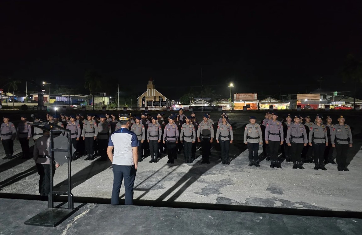 Dini Hari, Kapolda Kaltara Pastikan Kesiapan Personel Hadapi Perkembangan Situasi Keamanan