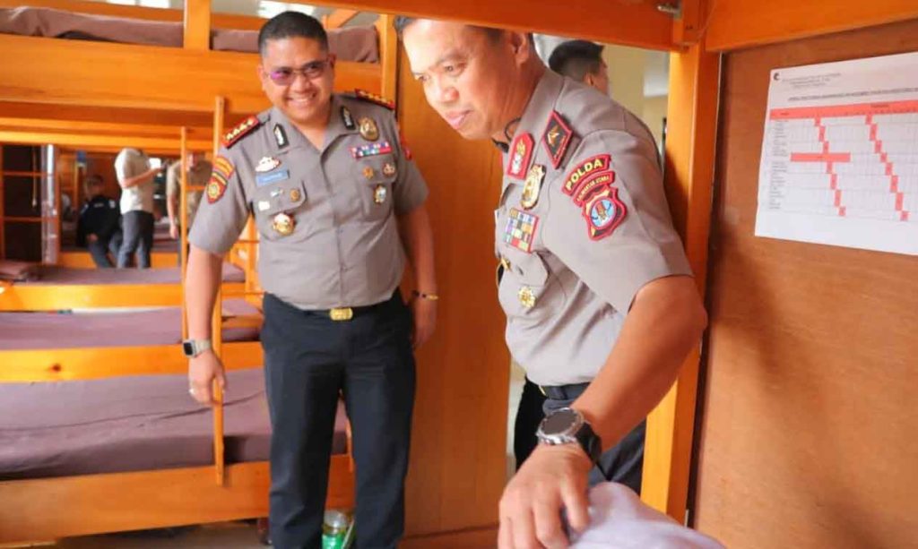 Sidak Di Barak Dalmas, Kapolda Kaltara Perintahkan Perbaikan Fasilitas Rusak