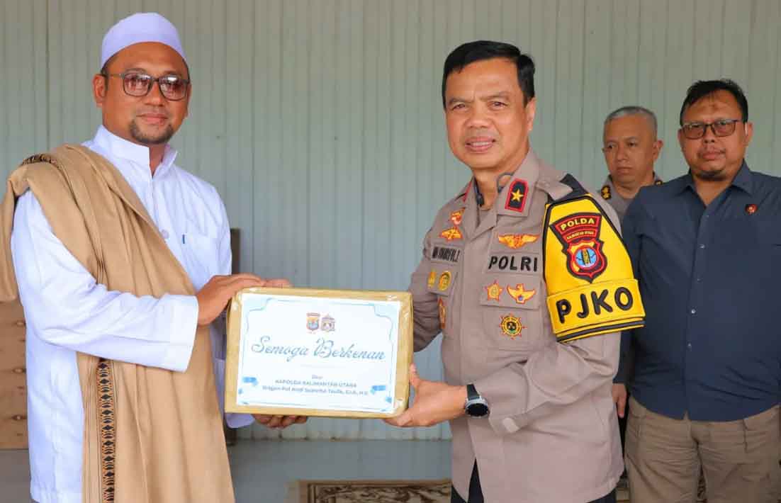 Kapolda Kaltara Salurkan Tali Asih ke Pesantren Alkhairaat Malinau