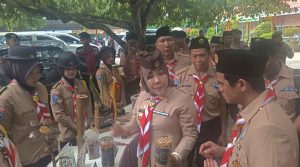 Hj. Rahmawati Apresiasi Karya Kreatif Pelajar Pramuka Nunukan, Bidik Pasar UMKM